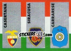 Cromo Scudetto Casertana - Calcioflash 1993 - Euroflash