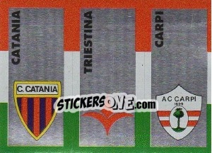 Sticker Scudetto Catania - Calcioflash 1993 - Euroflash