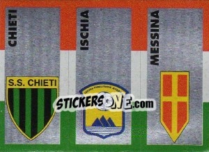 Sticker Scudetto Chieti - Calcioflash 1993 - Euroflash