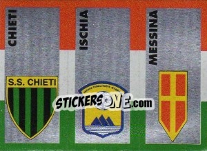 Figurina Scudetto Chieti - Calcioflash 1993 - Euroflash