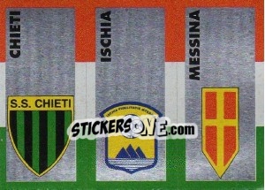 Sticker Scudetto Messina - Calcioflash 1993 - Euroflash