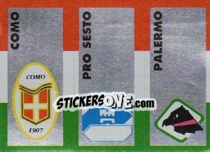 Cromo Scudetto Palermo - Calcioflash 1993 - Euroflash