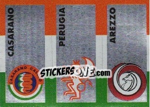 Cromo Scudetto Perugia - Calcioflash 1993 - Euroflash