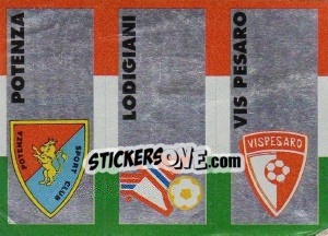 Sticker Scudetto Potenza - Calcioflash 1993 n. SC71 - Euroflash