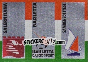Sticker Scudetto Salernitana - Calcioflash 1993 - Euroflash