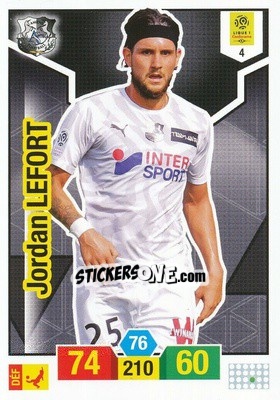 Sticker Jordan Lefort - FOOT 2019-2020. Adrenalyn XL - Panini