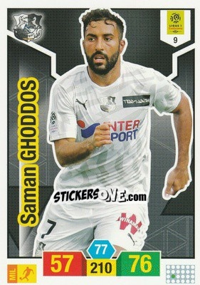 Sticker Saman Ghoddos - FOOT 2019-2020. Adrenalyn XL n. 9 - Panini