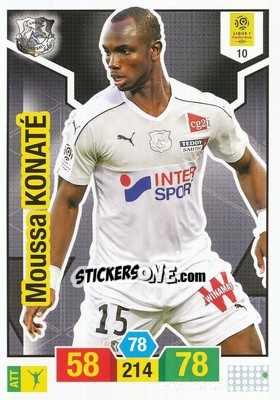 Sticker Moussa Konaté - FOOT 2019-2020. Adrenalyn XL n. 10 - Panini