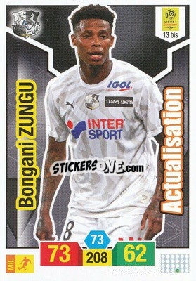 Sticker Bongani Zungu - FOOT 2019-2020. Adrenalyn XL n. 13bis - Panini