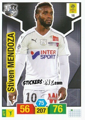 Sticker Stiven Mendoza - FOOT 2019-2020. Adrenalyn XL n. 16 - Panini