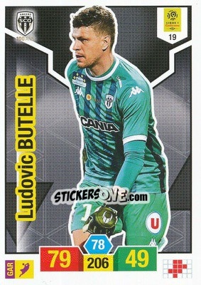 Sticker Ludovic Butelle - FOOT 2019-2020. Adrenalyn XL n. 19 - Panini