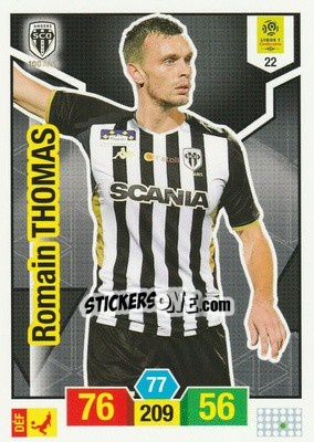 Cromo Romain Thomas - FOOT 2019-2020. Adrenalyn XL n. 22 - Panini