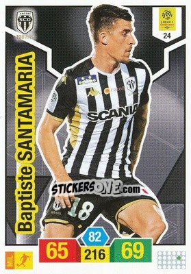 Sticker Baptiste Santamaria - FOOT 2019-2020. Adrenalyn XL n. 24 - Panini