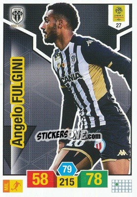Sticker Angelo Fulgini - FOOT 2019-2020. Adrenalyn XL n. 27 - Panini