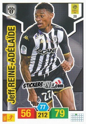 Sticker Jeff Reine-Adélaide - FOOT 2019-2020. Adrenalyn XL n. 28 - Panini