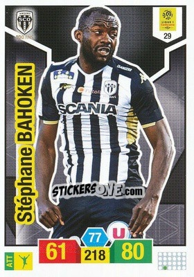 Sticker Stéphane Bahoken - FOOT 2019-2020. Adrenalyn XL - Panini