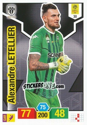 Cromo Alexandre Letellier - FOOT 2019-2020. Adrenalyn XL - Panini