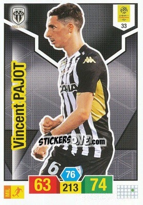 Sticker Vincent Pajot - FOOT 2019-2020. Adrenalyn XL n. 33 - Panini