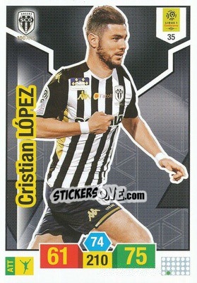 Sticker Cristian López - FOOT 2019-2020. Adrenalyn XL n. 35 - Panini