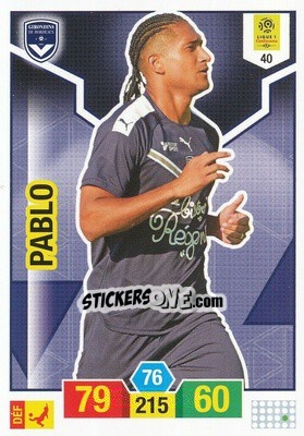 Sticker Pablo - FOOT 2019-2020. Adrenalyn XL - Panini