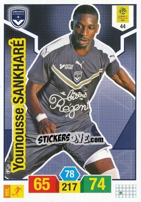 Sticker Younousee Sankharé - FOOT 2019-2020. Adrenalyn XL n. 44 - Panini