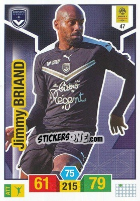 Sticker Jimmy Briand - FOOT 2019-2020. Adrenalyn XL n. 47 - Panini