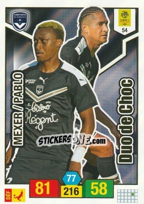 Figurina Pablo / Mexer - FOOT 2019-2020. Adrenalyn XL n. 54 - Panini