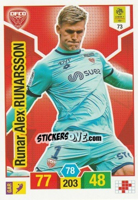 Figurina Rúnar Alex Rúnarsson - FOOT 2019-2020. Adrenalyn XL n. 73 - Panini