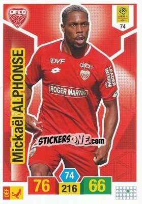Sticker Mickaël Alphonse - FOOT 2019-2020. Adrenalyn XL n. 74 - Panini