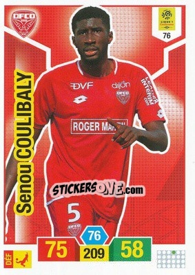 Sticker Senou Coulibaly - FOOT 2019-2020. Adrenalyn XL n. 76 - Panini