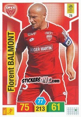 Sticker Florent Balmont - FOOT 2019-2020. Adrenalyn XL n. 78 - Panini