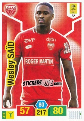 Sticker Wesley Saïd - FOOT 2019-2020. Adrenalyn XL n. 82 - Panini