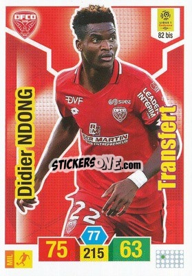 Cromo Didier Ndong - FOOT 2019-2020. Adrenalyn XL n. 82bis - Panini