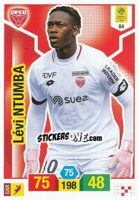 Sticker Lévi Ntumba - FOOT 2019-2020. Adrenalyn XL n. 84 - Panini