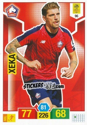 Sticker Xeka - FOOT 2019-2020. Adrenalyn XL n. 96 - Panini