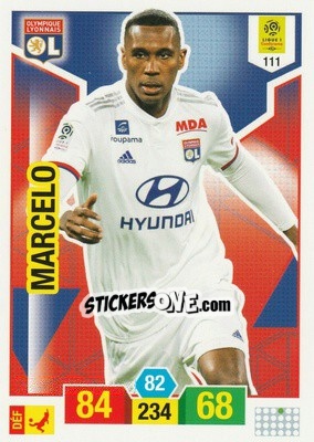 Sticker Marcelo - FOOT 2019-2020. Adrenalyn XL n. 111 - Panini