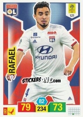 Sticker Rafael da Silva - FOOT 2019-2020. Adrenalyn XL n. 121 - Panini