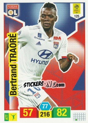 Sticker Bertrand Traoré - FOOT 2019-2020. Adrenalyn XL n. 125 - Panini
