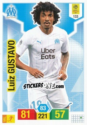 Sticker Luiz Gustavo - FOOT 2019-2020. Adrenalyn XL n. 133 - Panini
