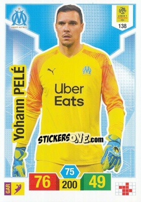 Sticker Yohann Pelé - FOOT 2019-2020. Adrenalyn XL n. 138 - Panini