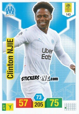 Sticker Clinton Njie - FOOT 2019-2020. Adrenalyn XL n. 143 - Panini
