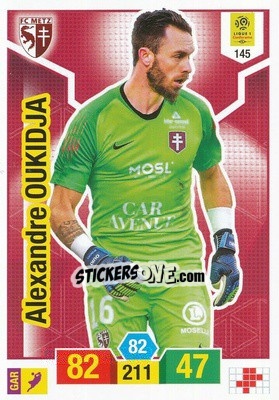 Sticker Alexandre Oukidja - FOOT 2019-2020. Adrenalyn XL n. 145 - Panini