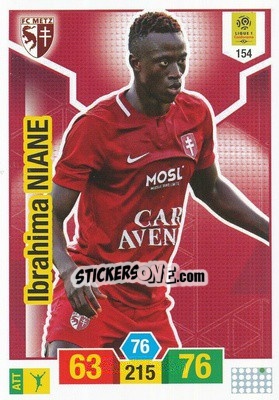 Sticker Ibrahima Niane - FOOT 2019-2020. Adrenalyn XL n. 154 - Panini