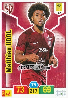 Figurina Matthieu Udol - FOOT 2019-2020. Adrenalyn XL n. 157 - Panini