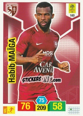 Sticker Habib Maïga - FOOT 2019-2020. Adrenalyn XL n. 160 - Panini