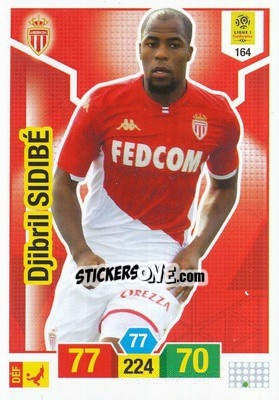 Sticker Djibril Sidibe - FOOT 2019-2020. Adrenalyn XL n. 164 - Panini