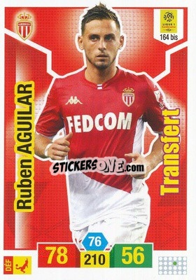 Sticker Ruben Aguilar - FOOT 2019-2020. Adrenalyn XL n. 164bis - Panini