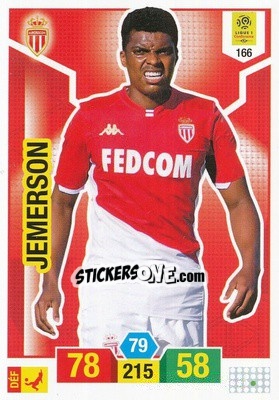 Sticker Jemerson - FOOT 2019-2020. Adrenalyn XL n. 166 - Panini
