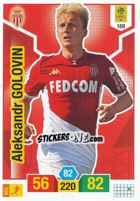 Sticker Aleksandr Golovin - FOOT 2019-2020. Adrenalyn XL n. 169 - Panini