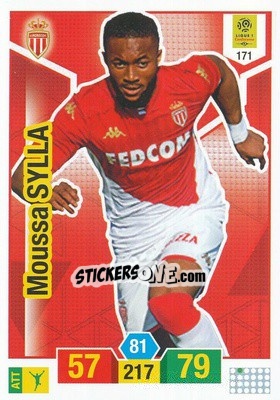 Sticker Moussa Sylla - FOOT 2019-2020. Adrenalyn XL n. 171 - Panini